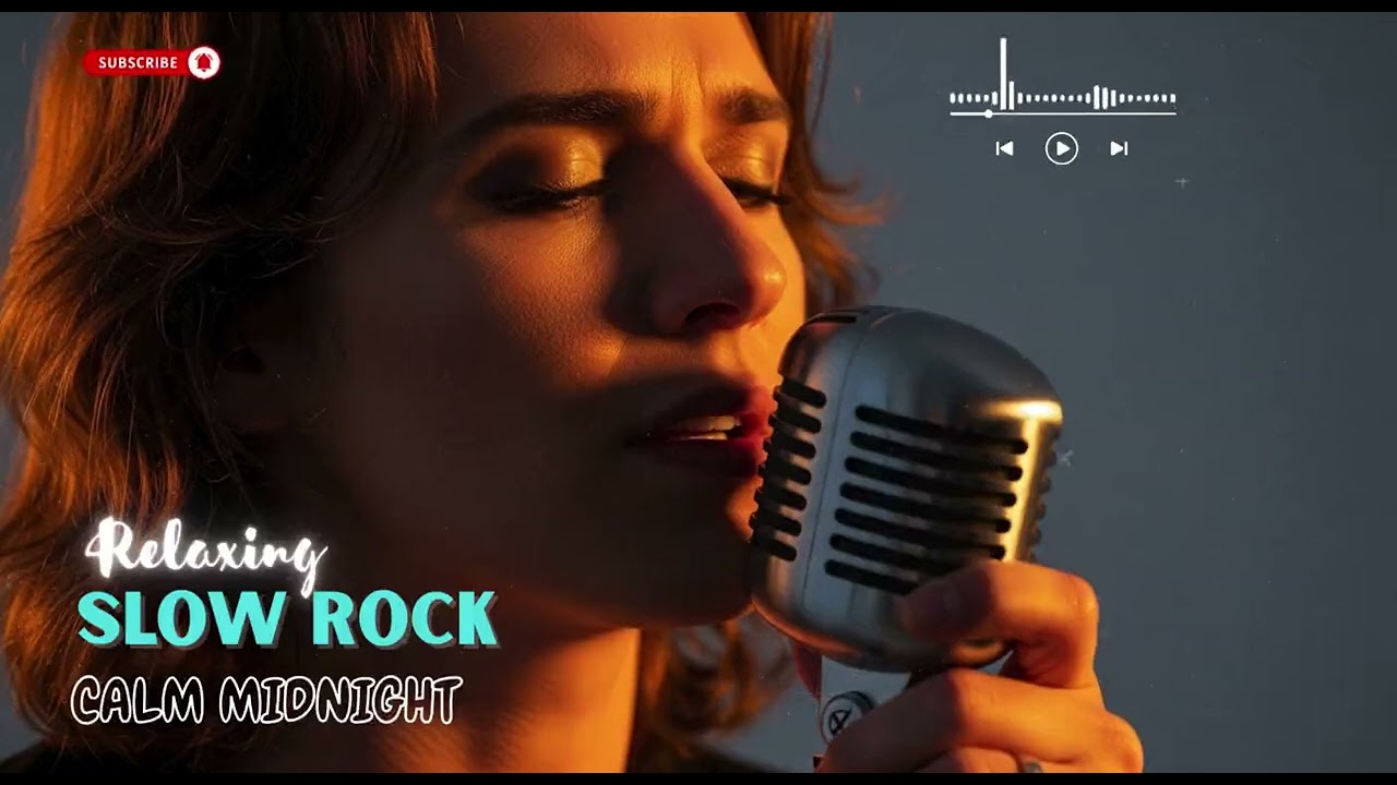 Soft Slow Rock for Midnight Mood | Deep Relaxing Vibes