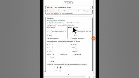 Bridge Course- 9th Maths- Day 35