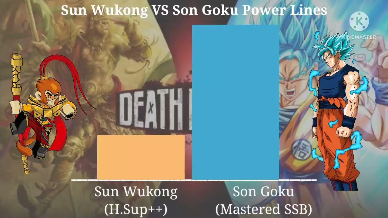 Sun Wukong vs Son Goku Power Lines YouTube