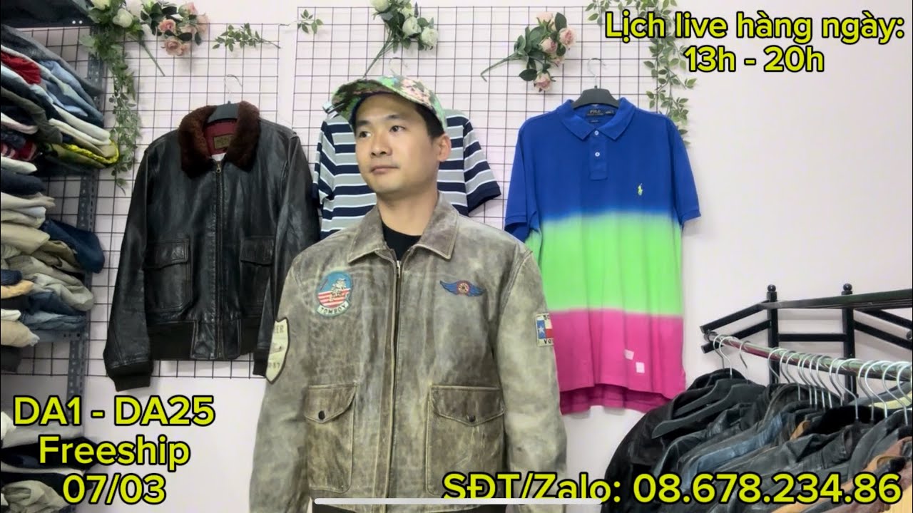 ÁO DA THẬT PILOT, BOMBER, CỔ BẺ, CỔ TRỤ BAO SHIP TOÀN QUỐC DA1-DA25 07/03