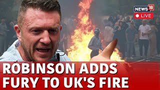 UK Riots | Tommy Robinson Interview Live News | UK Protests News LIVE | London Protests Live | N18G