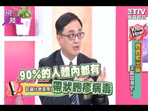 媽媽累出病 辛酸血淚史! 帶狀皰疹好可怕! 竟然95%都是帶源者!? 150625 Part3 現在才知道 "Know How"