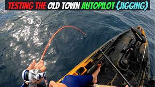 Slow Pitch JIGGING on the OLD TOWN Sportsman Autopilot 120!