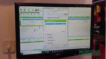 GSX 2019: Continental Access CA4K App Demo at the Napco Booth