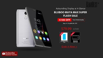 【Bluboo Maya Max】 Super Flash Sale - Gearbest.com