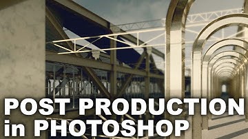 Revit Rendering Postproduction in Photoshop Tutorial