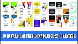 Office ID Card Template In Photoshop PSD Free