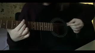 Video thumbnail of "i bet on losing dogs - mitski (guitar cover)"