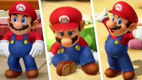 Super Mario Party - All Character Victory, Tie & Losing Animations