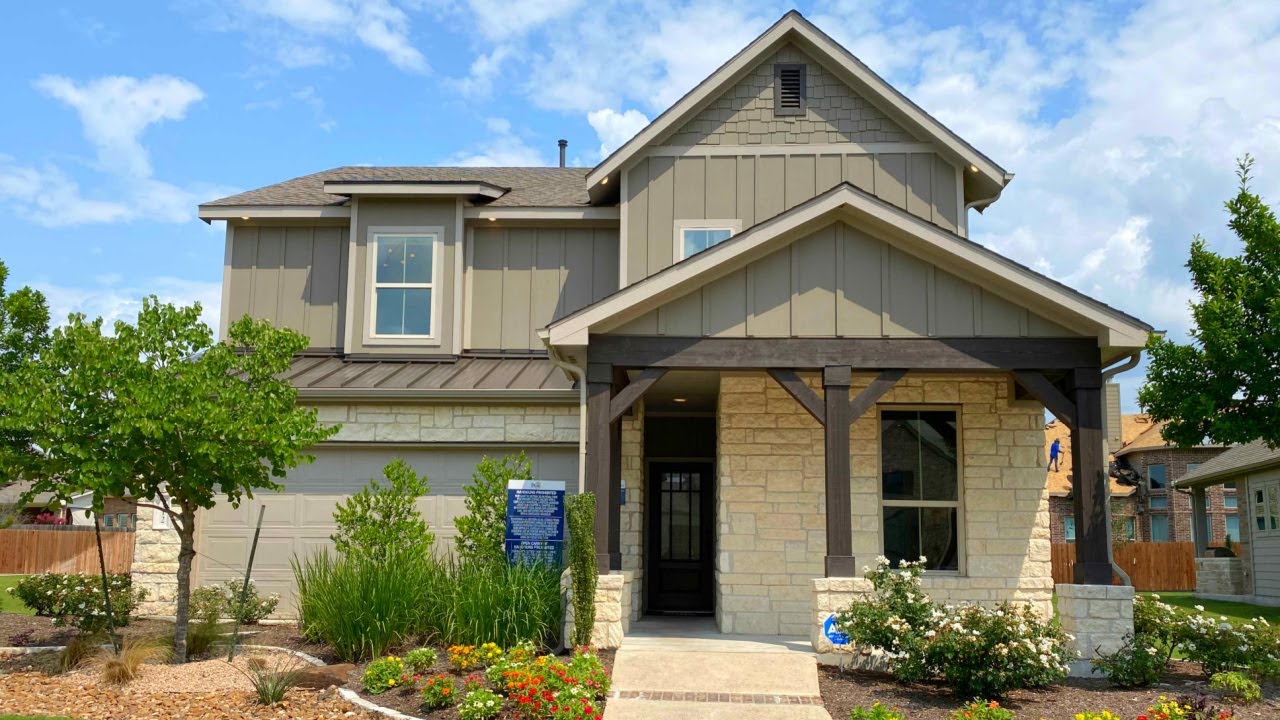 2300+ sq ft Lochridge Model by Pulte homes around Austin, TX Santa