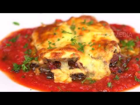Video: Bahagian Lasagna Dengan Terung