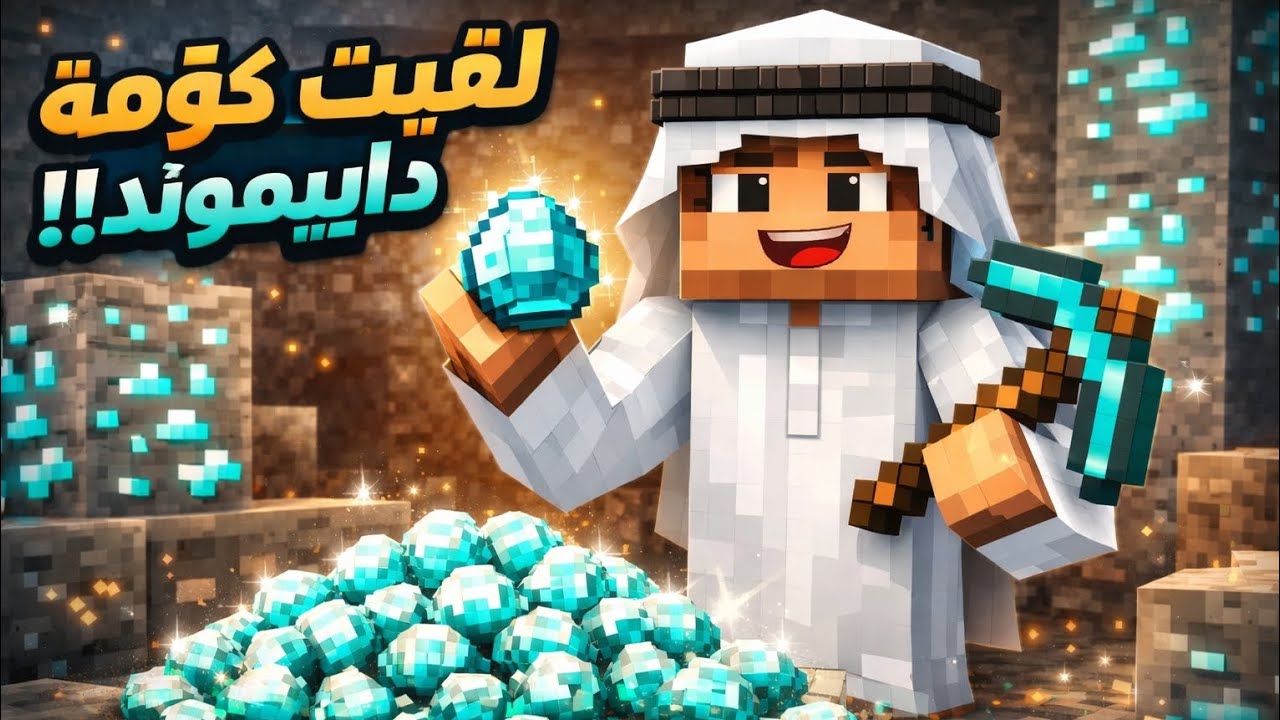 ماينكرافت البدايه الحلقه 4 / لقيت كومه دايموند