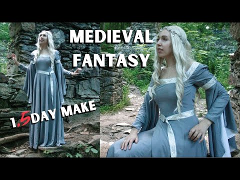 I made a Medieval-inspired Fantasy Gown 