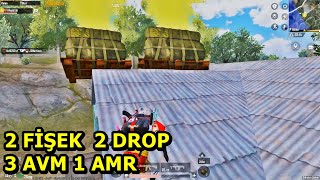 İKİ FİŞEK İKİ DROP ! 3 AVM 1 AMR GÖRÜP GÖREBİLECEĞİNİZ EN ŞANSIZ MAÇ ! SOLO SQUAD PUBG MOBİLE