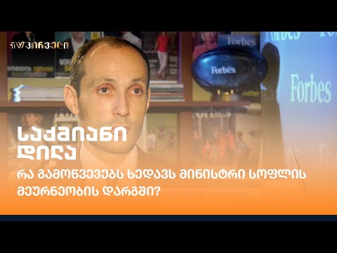 რა გამოწვევებს ხედავს მინისტრი სოფლის მეურნეობის დარგში?