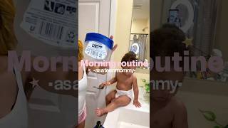 Spend the morning with me as a teen mommy #momtok #momlife #teenmom #subscribe #morningroutine