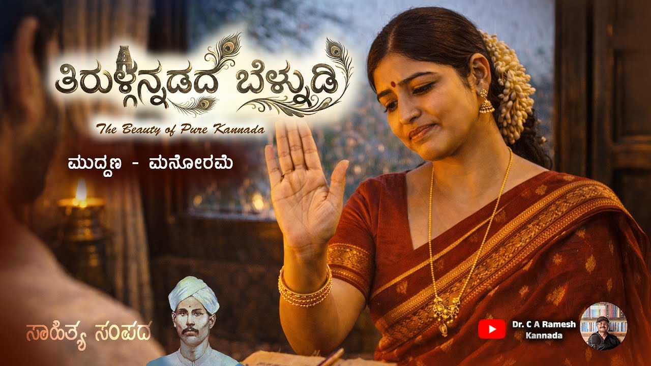 THIRULGANNADADA BELNUDI -ಮುದ್ದಣ್ಣ- ಮನೋರಮೆ