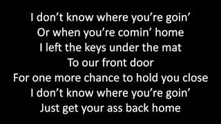 Video thumbnail of "Timeflies - Ass Back Home Lyrics"