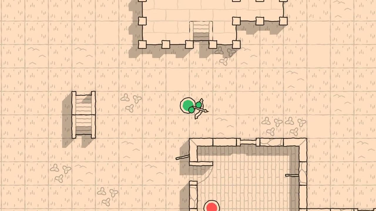 Prototype top-down 2D game