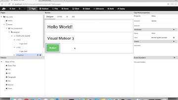 Meteor Kitchen - Visual UI Designer preview