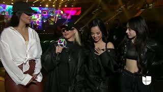 Christina Aguilera - Entrevista con Becky G, Nathy Peluso y Nicky Nicole at Latin Grammy 2021