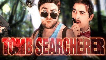 Tomb Raider Comedy. Very Creepy Spiders