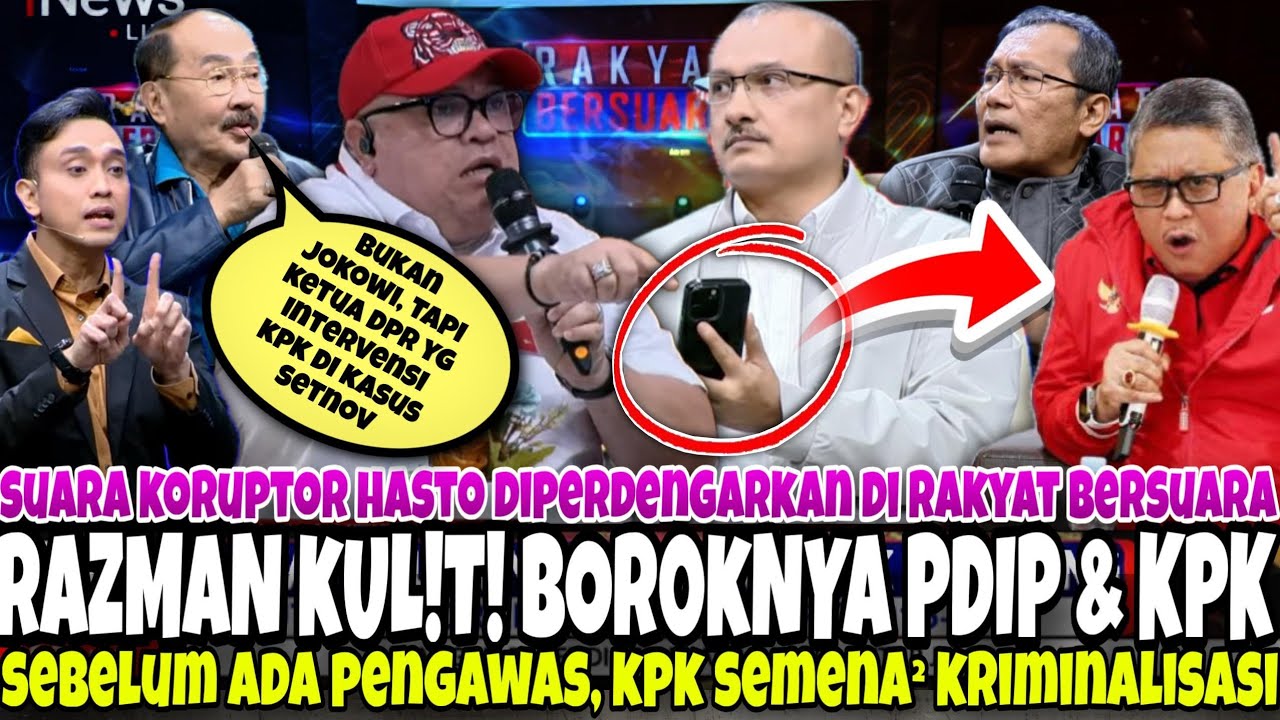 MODYAAAAR.. BOROKNYA PDIP & HASTO DIBONGKAR RAZMAN.. AIMAN & FERDINAN MENANGGUNG MALU