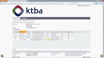 KTBA AFAS InSite - Uren & Km Accorderen