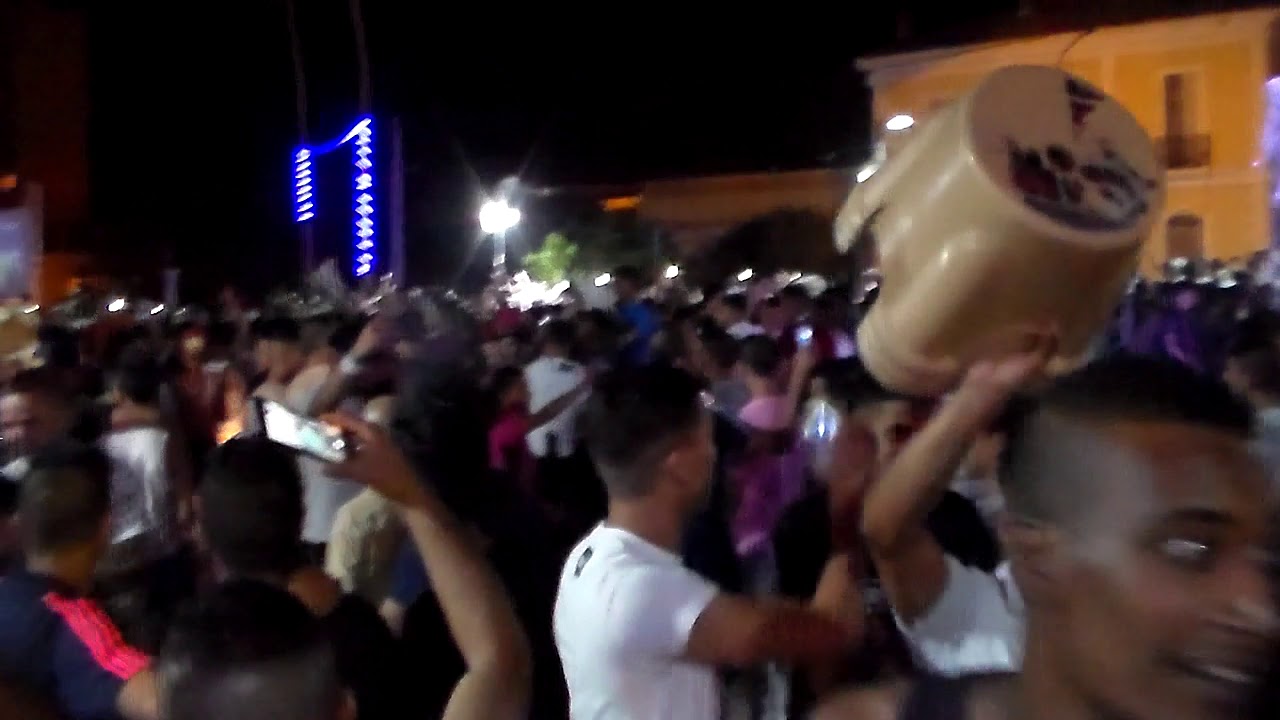 فرحة الهدف الثاني ضد نيجيريا من مدينة سعيدة