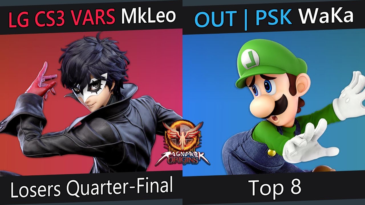 Ragnarok: Origins - MkLeo (Joker) VS WaKa (Luigi) - Top 8 - Losers Quarter-Final
