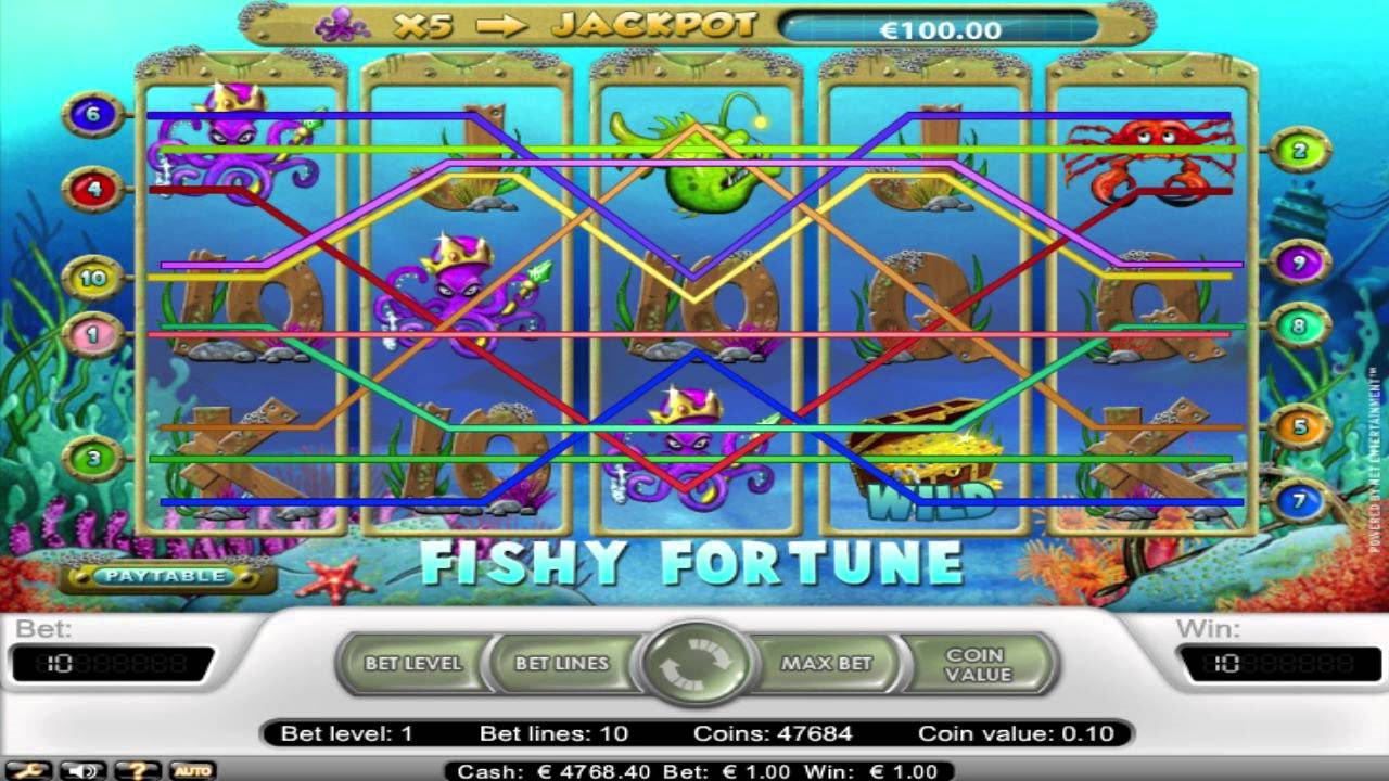 Gratuite machine à sous Fishy Fortune de NetEnt Aperçu vidéo | HEX