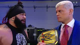 Jacob Fatu Warns Cody Rhodes Hes Coming For The Undisputed Wwe Le Smackdown Oct 10, 2025