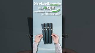 Hexim Lamellenakustikpaneele Komfort - Flexibel