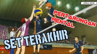 haikyuu sub indo - Karasuno Vs shiratorizawa -  set terakhir [alur cerita anime]