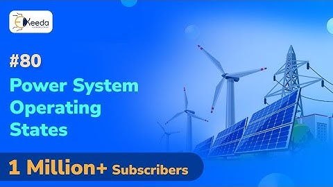 Power System Operating States - Power System Security - Power System 3