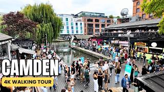 4K London Walk | Regent’s Park to Camden Market | Walking Tour 2025