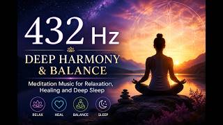 432 Hz | Deep Harmony & Balance | Meditation Music for Relaxation, Healing and Deep Sleep
