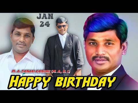 Gana Praba  M A SANJAI GANDHI M A B L Birthday Song  GpM