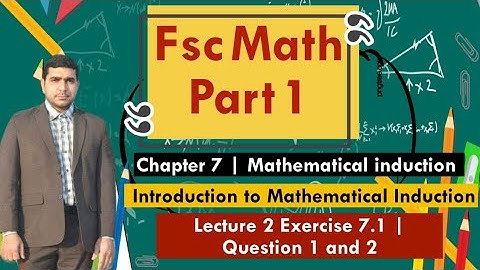 Fsc math part 1 exercise 7.1 question 1