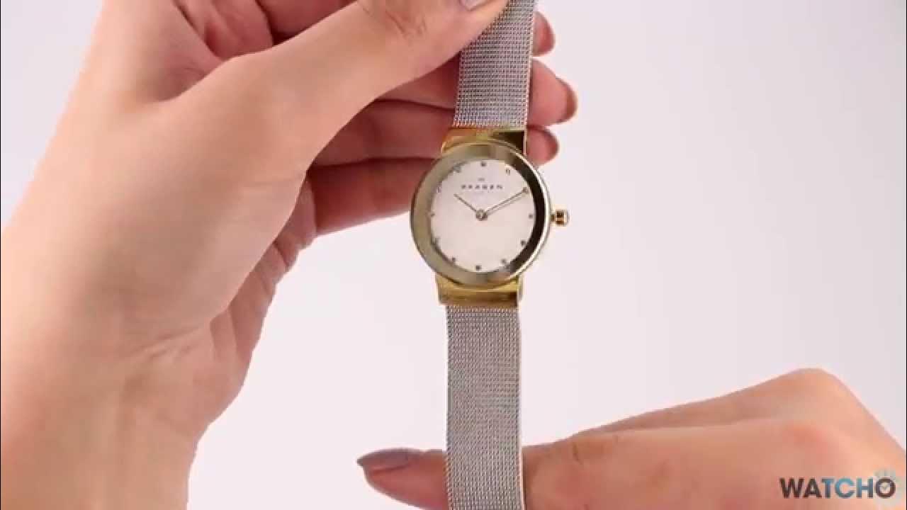 Как поменять батарейку в часах skagen
