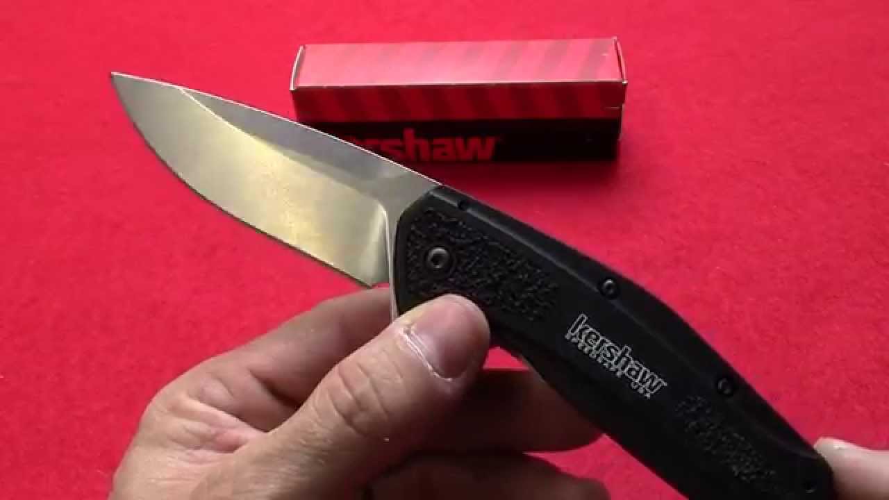 Kershaw Camber Assisted Opening Knife S30V Knives Plus YouTube
