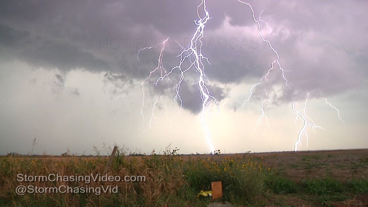 El Reno, OK Twistex Memorial Lightning - 9/16/2013