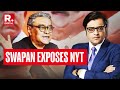 Swapan dasgupta exposes new york times bias against pm narendra modi  debate with arnab