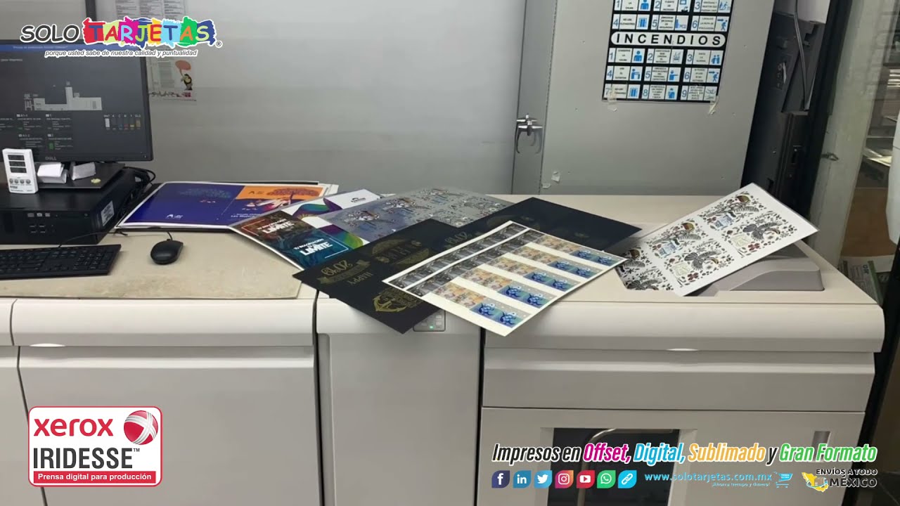 Impresión digital en equipo Xerox Iridesse
