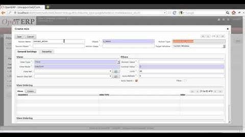 Openerp Create Module