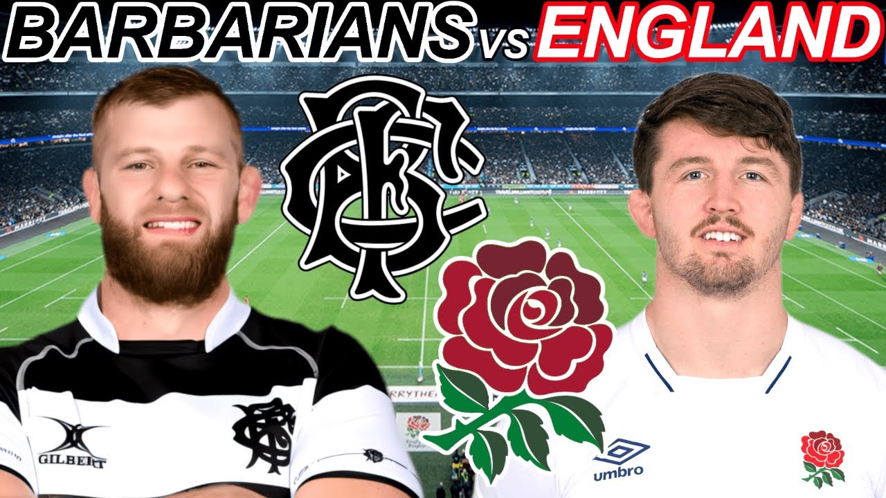 BARBARIANS vs ENGLAND Live Commentary (Rugby Internationals 2022)