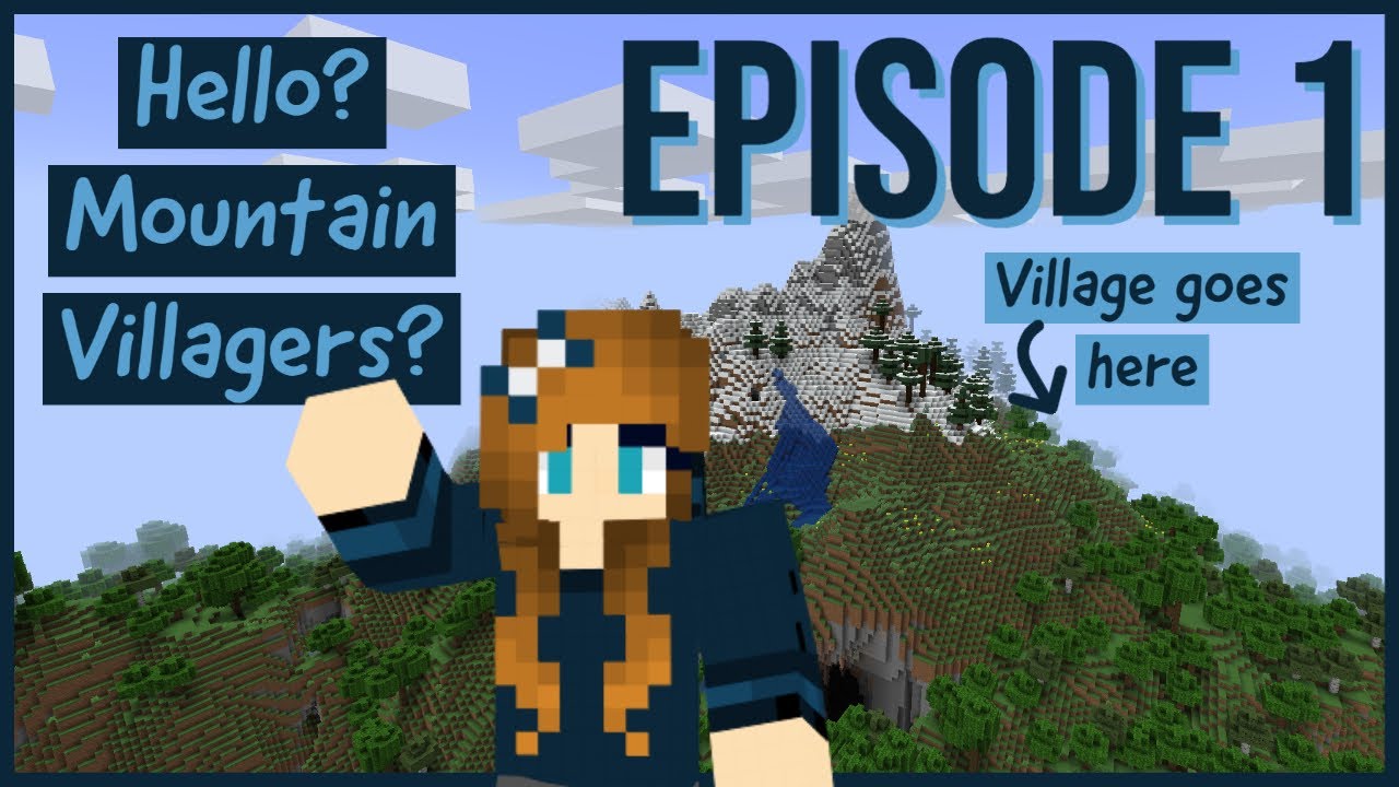 Minecraft 1.18 Let's Play - Episode 1 - Hello? Mountain Villagers?