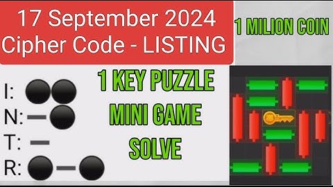 17 September 2024 Hamster Combat Daily Cipher Code || Key Puzzle Mini Game Solve || Nasir Saifi