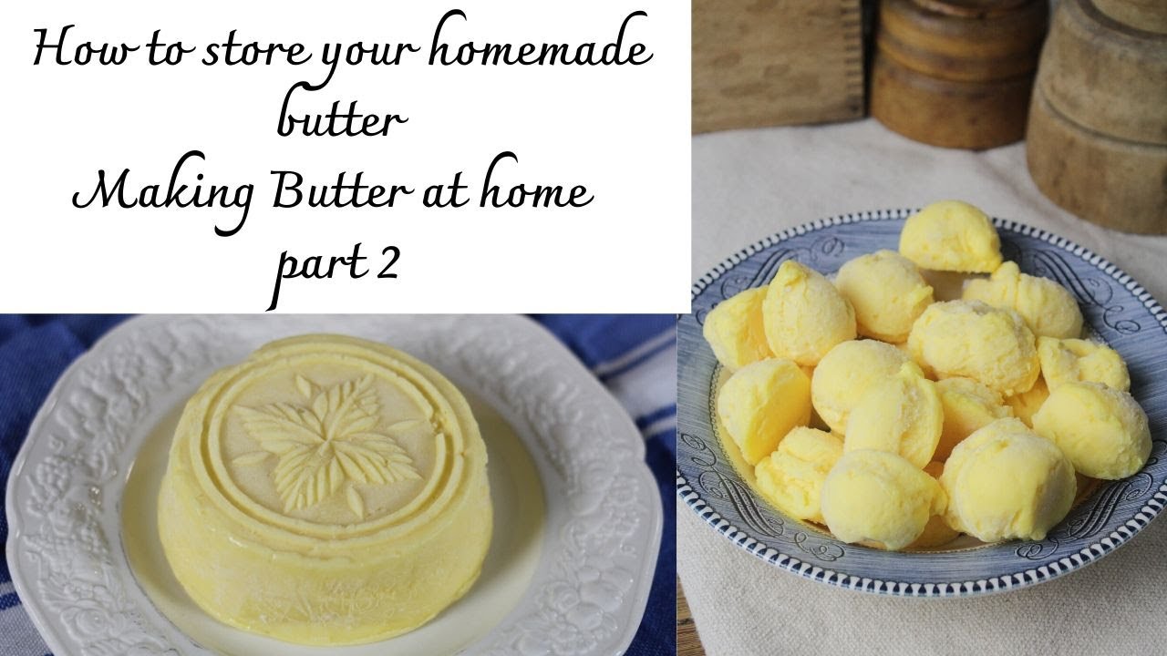 Easy Homemade Butter Molds 