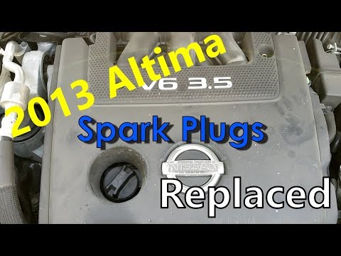 V6 Nissan Maxima coil pack spark plug replacement | Doovi